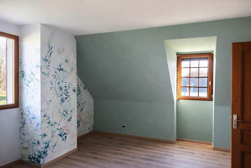 Travaux de peinture intérieure réalisés près de Veules-les-Roses